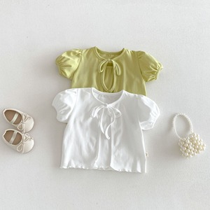 【BABY&KID】柔らか無地トップス