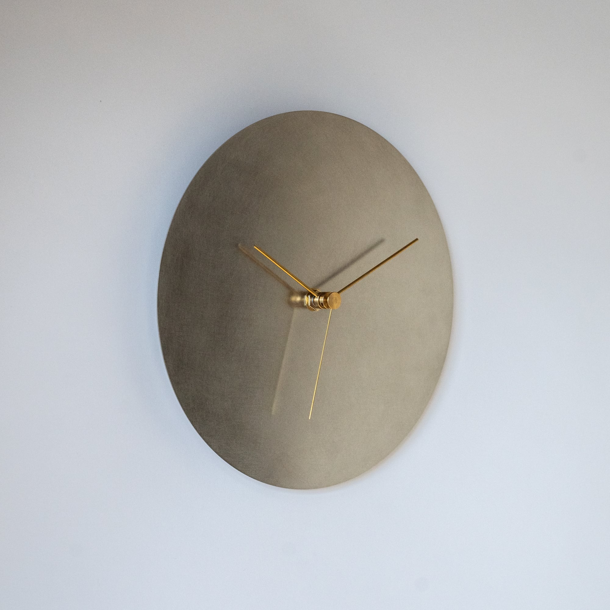 壁掛け時計−タイプ2 / ステンレス minimal wall clock <DISK-type2