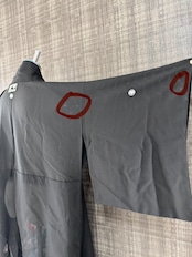 Black Longcoat See-through 638 (夏用着物)