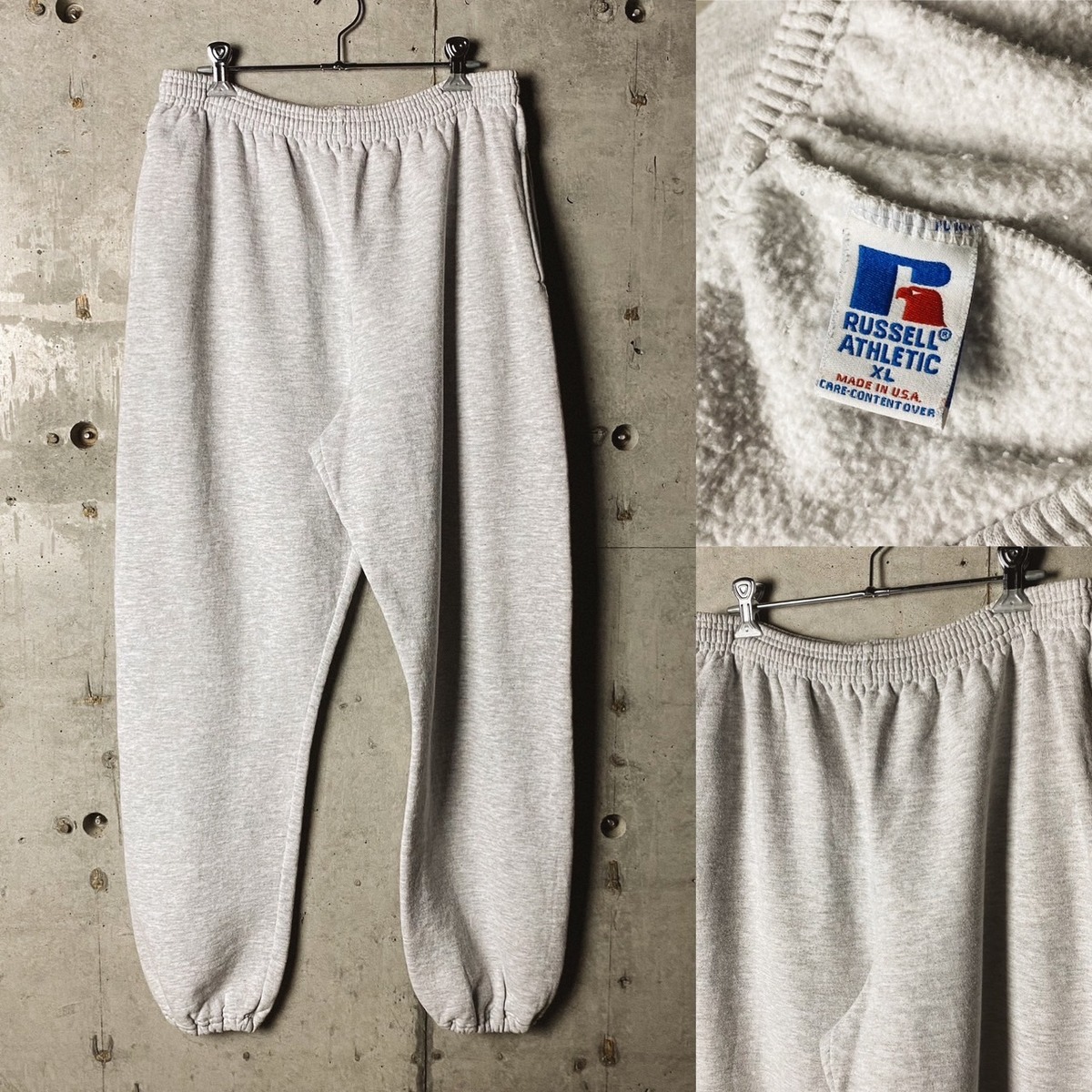 90s RUSSELL グレースウェットパンツ【0927M02】 | 【公式】Thrift 