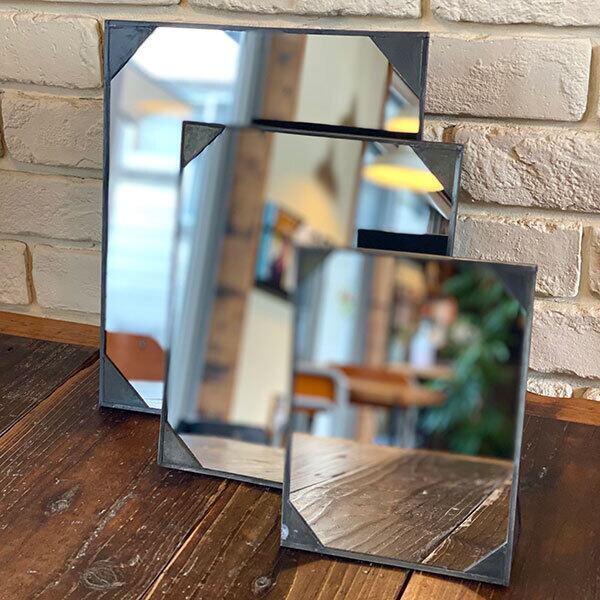 Iron Stand Mirror Medium アイアン スタンド ミラー ミディアム 鏡