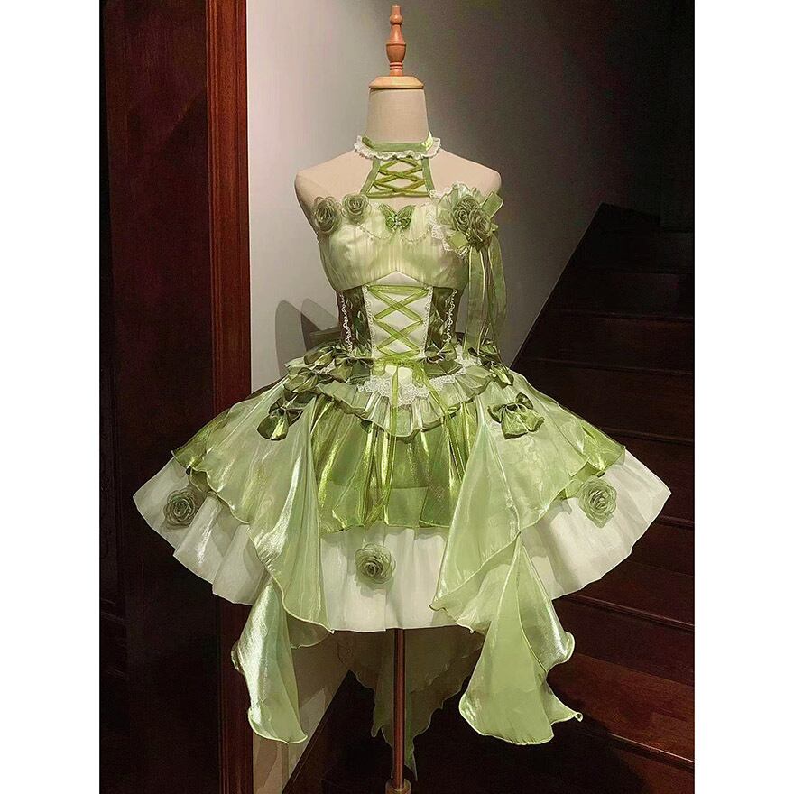 ゴスロリ通販 With U ファッション ワンピース ホルターネック