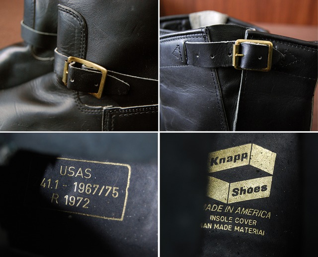 70s KNAPP ENGINEER BOOTS 7EE