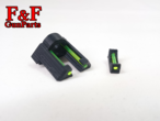 東京マルイ Glock18C AEG対応 集光リングファイバーサイトセット