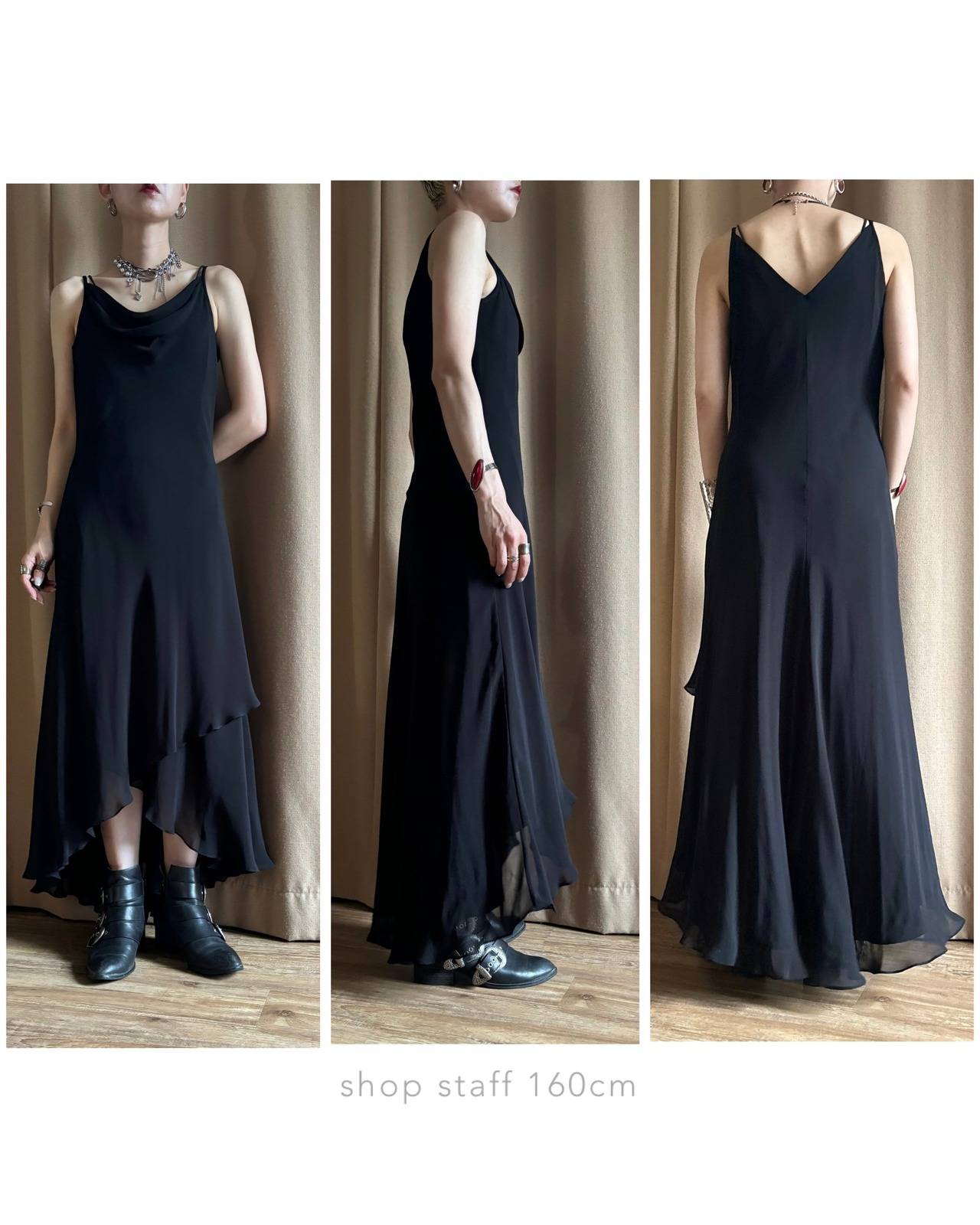 elegance black set dress-4748-6
