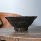 サオラ　7寸鉢　象嵌