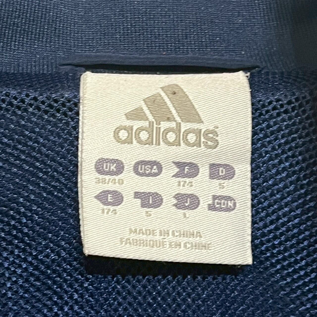 adidas アディダス ナイロンジャケット L 刺繍ロゴ ワンポイントロゴ
