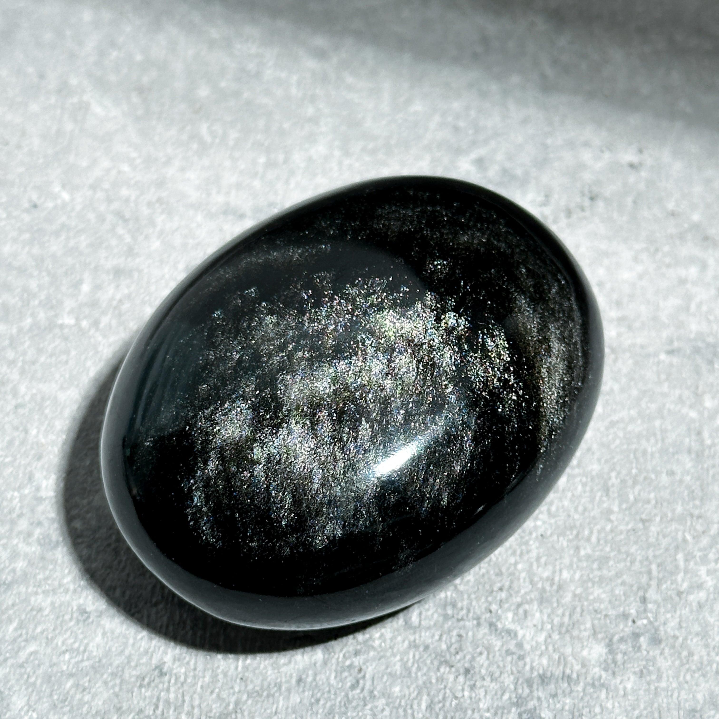 シルバーオブシディアン パーム86◇ Silver obsidian ◇天然石・鉱物
