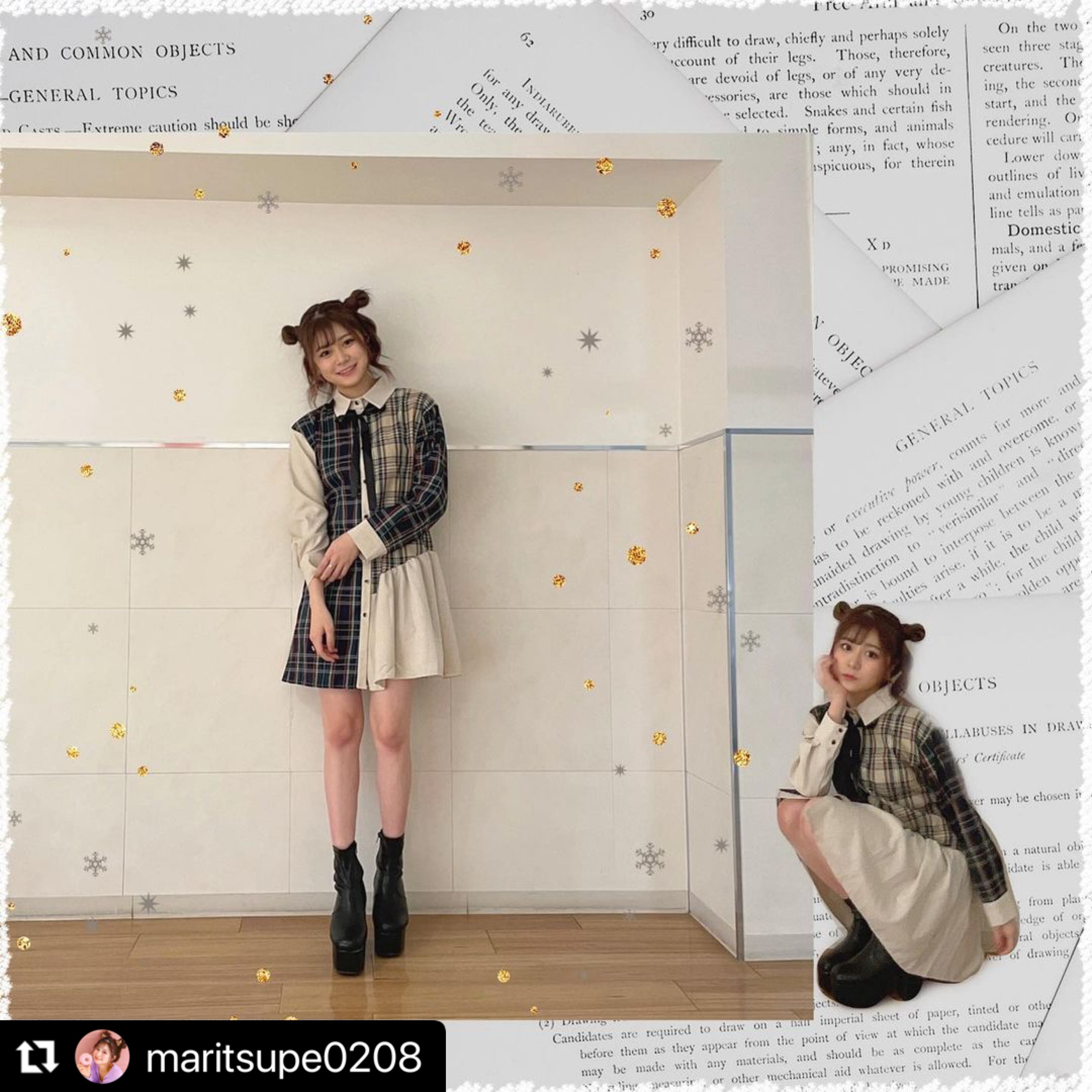 アシンメトリーチェックワンピ ガーリー リボン 学生 女っぽ デート 可愛い Lamitte Deco トレンド 韓国ファッション ショップ Base店 アシンメトリーチェックワンピ ガーリー リボン 学生 女っぽ デート 可愛い Lamitte Deco トレンド 韓国ファッション ショップ Base店