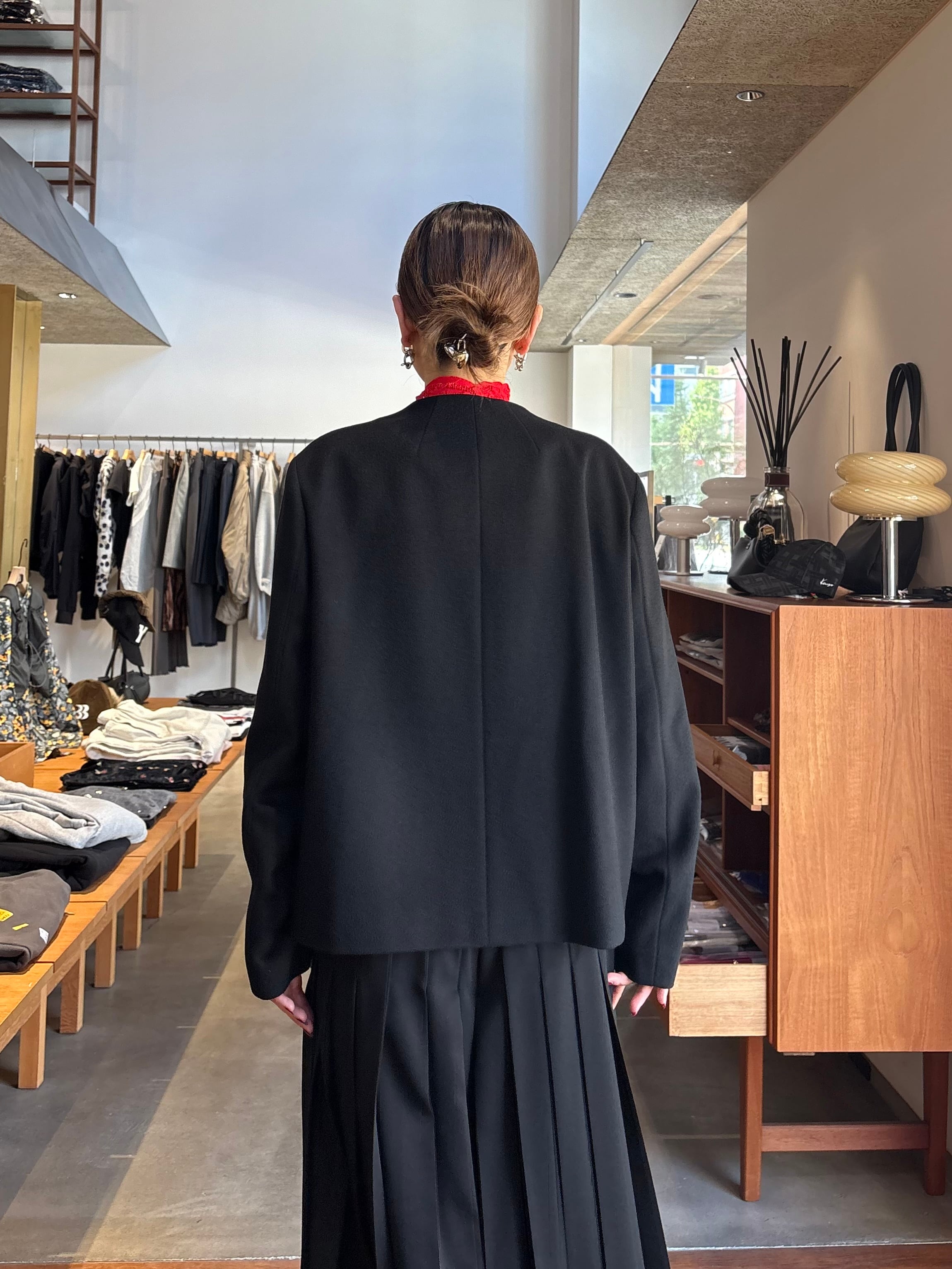 Mame Kurogouchi ショートコート 25aw 26AW| WOMEN】Mame Kurogouchi マメ クロゴウチ / ショートコート