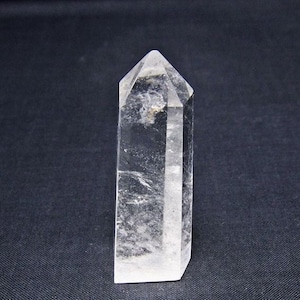 水晶 六角柱 ポイント 置物 一点物 142-11066
