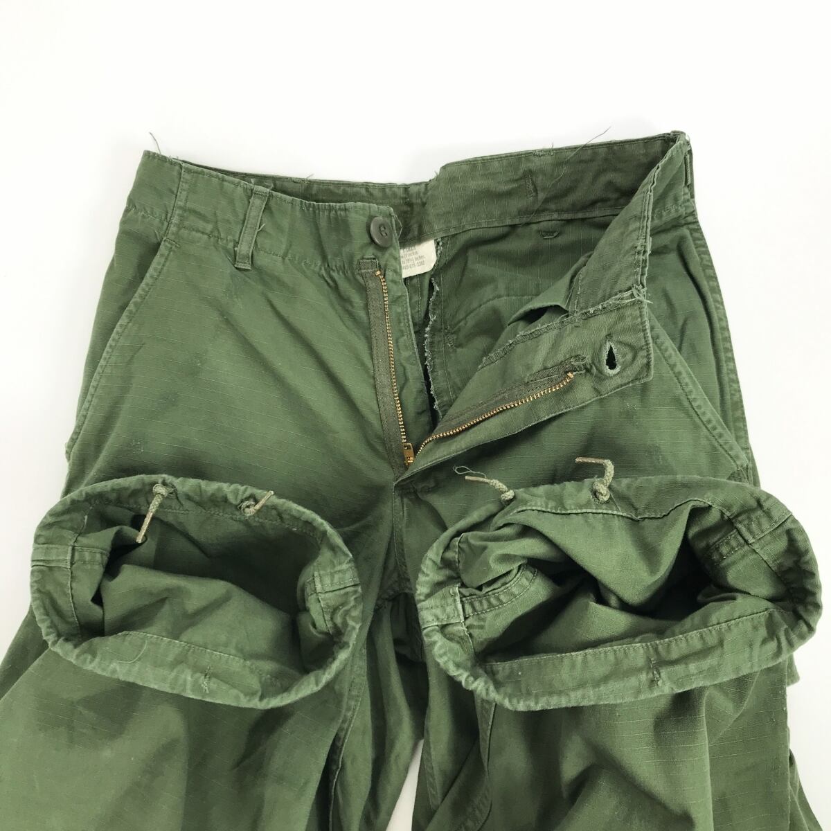 U.S.ARMY 60年代 ジャングル ファティーグ パンツ リップストップ TROUSERS, MAN'S, COTTON WIND RESISTANT SHORT X-SMALL 表記 W28 L28 位 小さめ | 古着屋 EAGLEBASE U.S.ARMY 60年代 ジャングル ファティーグ パンツ リップストップ TROUSERS, MAN'S, COTTON WIND RESISTANT SHORT X-SMALL 表記 W28 L28 位 小さめ | 古着屋 EAGLEBASE