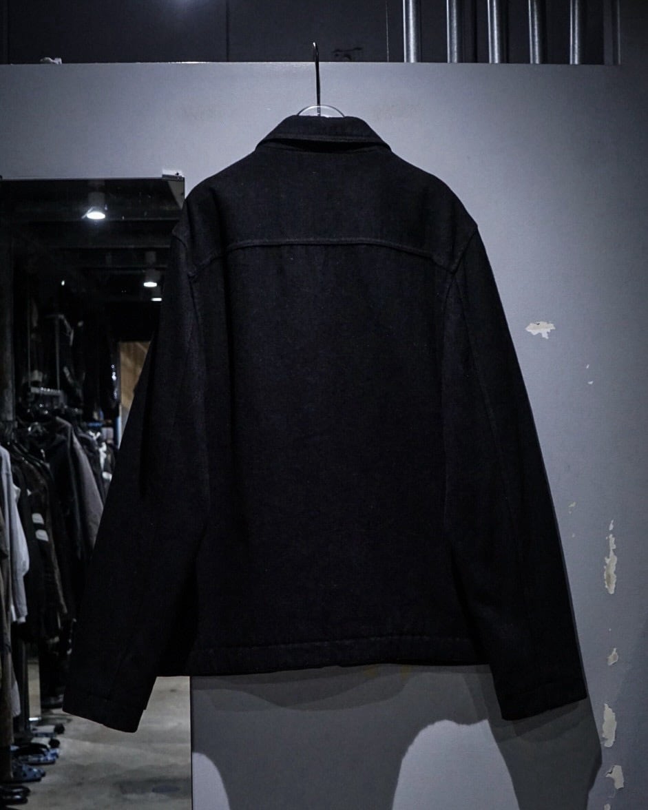 add (C) vintage】“OLD NAVY” Good Aging Vintage Zip Up Wool Jacket
