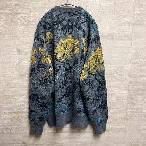 TOGA VIRILIS トーガビリリース TV02-X0343 20AW 織り柄 カーディガン  