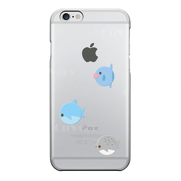 iPhone6s iPhone6 ケース ハードケース クリア ジャケット 魚 ぎょ