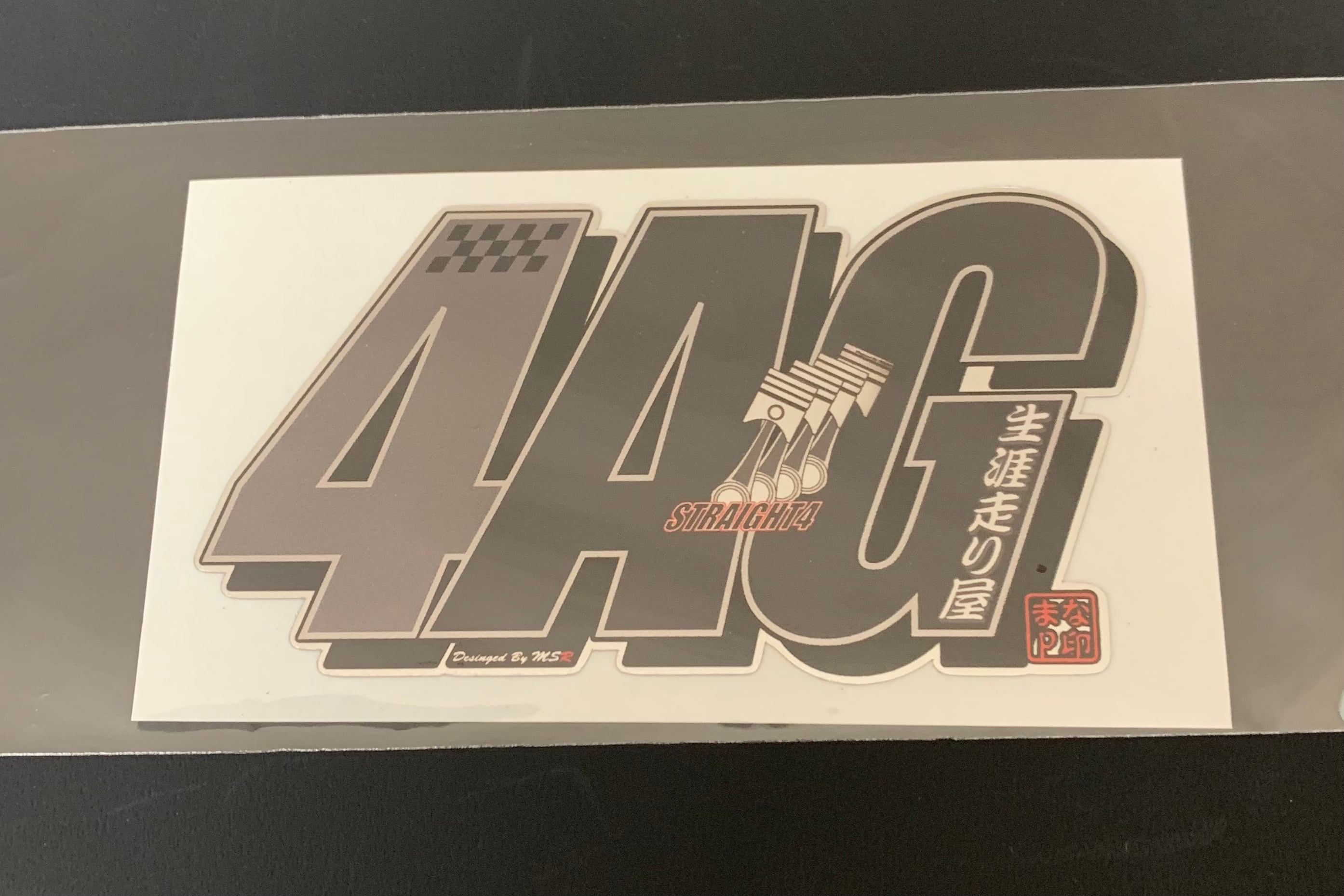 MSRオリジナルエンジンステッカー 4AG | Pay ID
