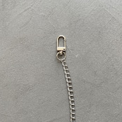 【受注予約:7月中旬入荷予定】ring top chain/silver
