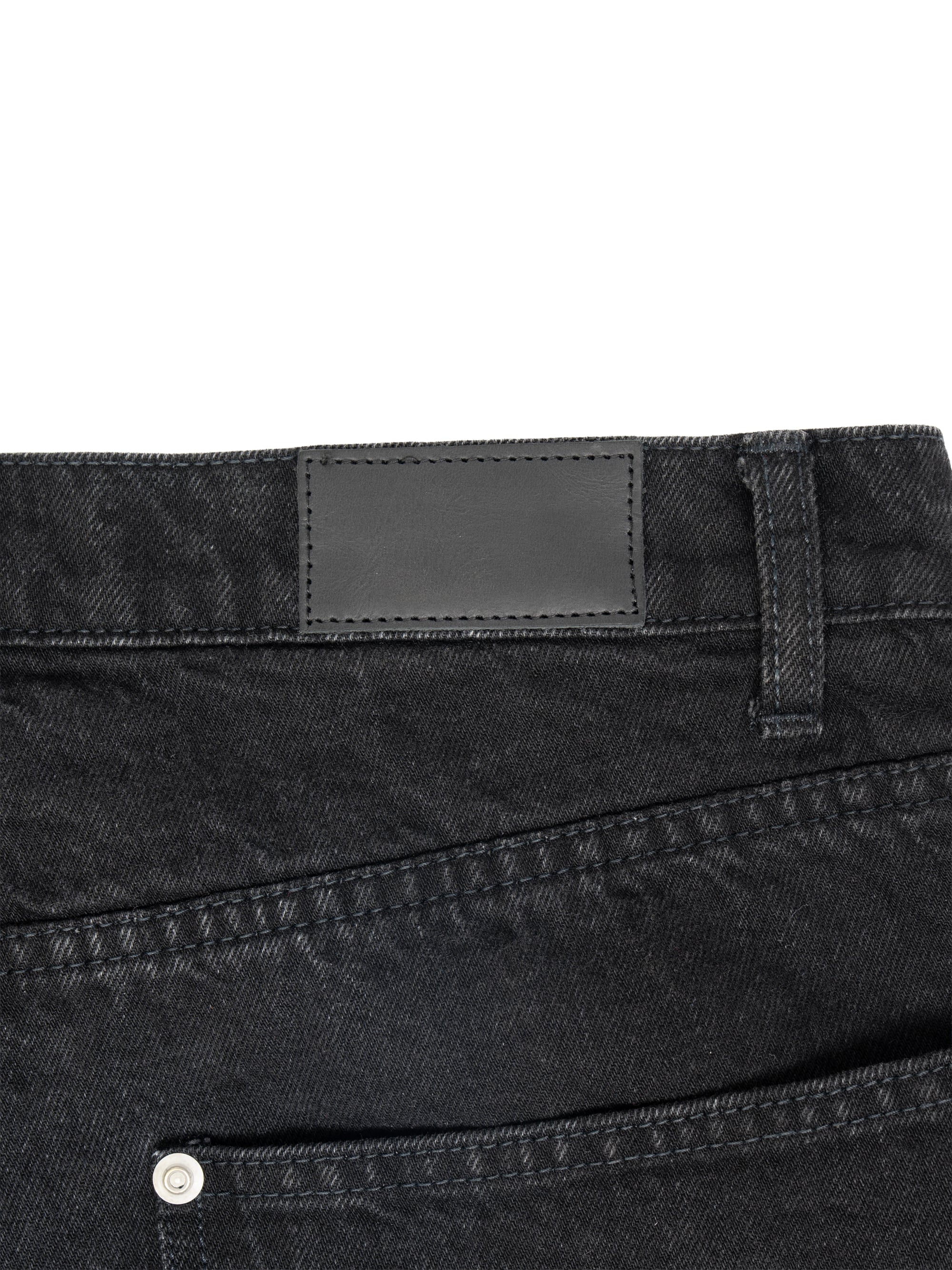 Black Wash Baggy Shorts | OVY