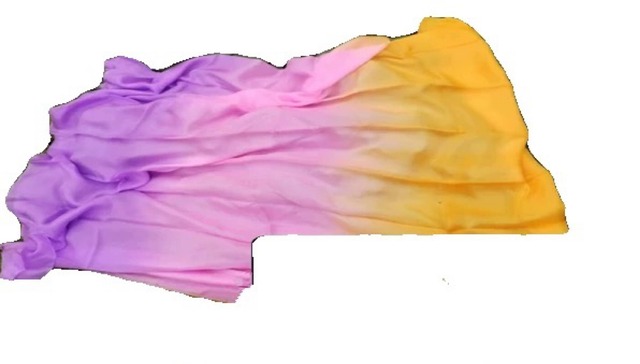 ベリーダンス ベール　ライトパープル/ライトピンク/ライトオレンジ　XWXJ lyc1 20240803