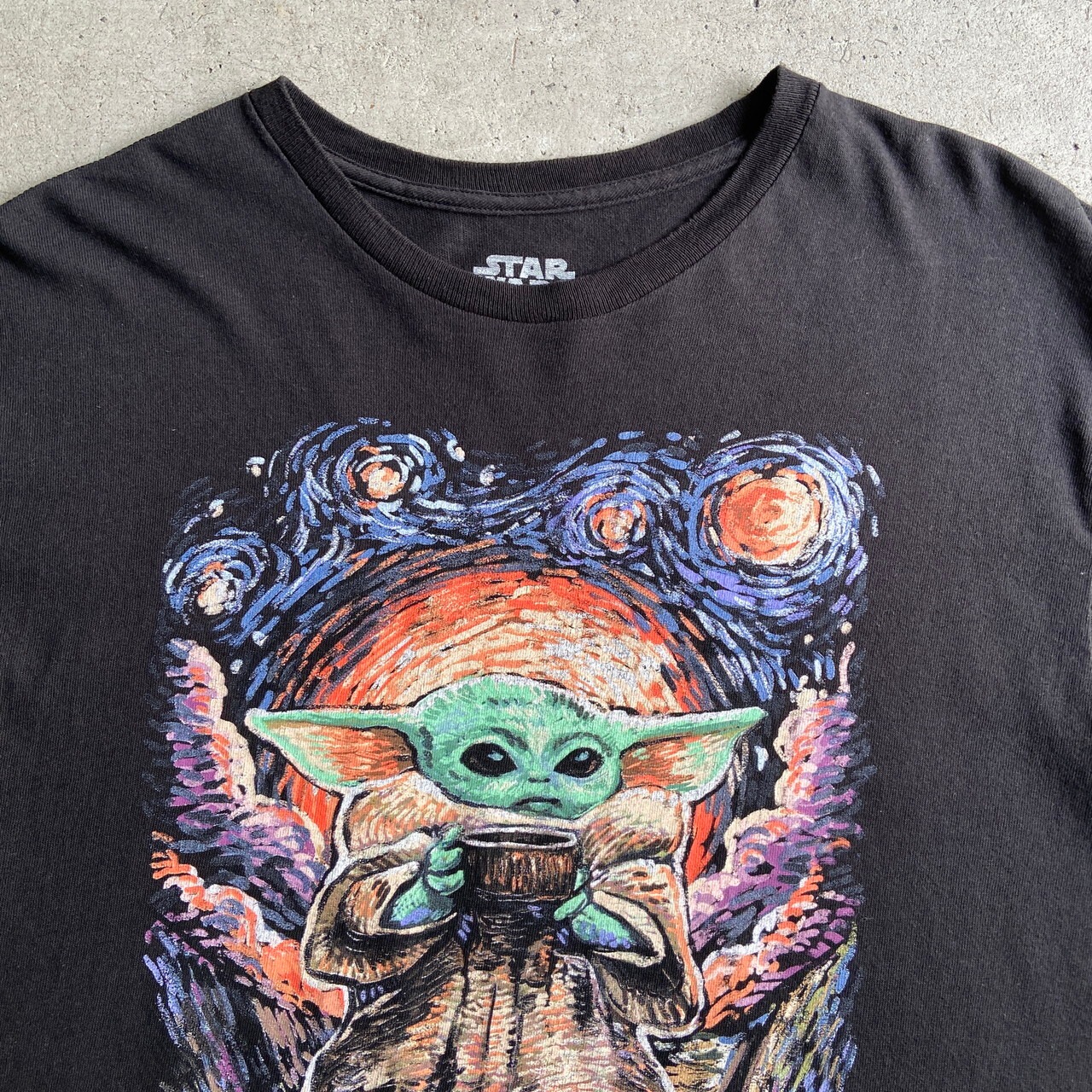 STAR WARS スターウォーズ ベビーヨーダ ムービープリントTシャツ 