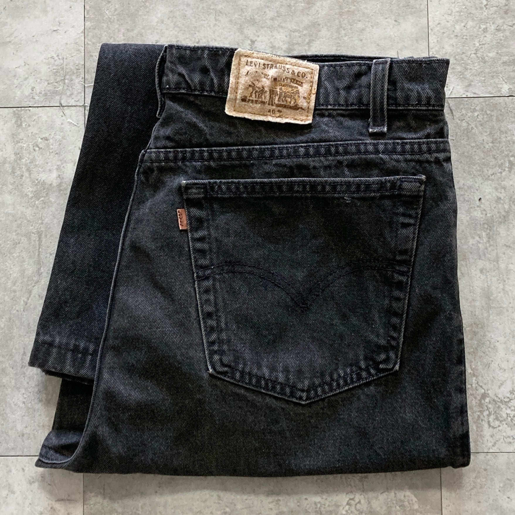 メンズ リーバイス540 USA製 90s ブラックデニム ジーンズ W38 L38