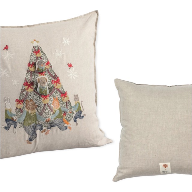 【Coral&Tusk】クッションカバー Rocking Christmas Tree　