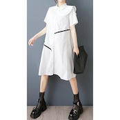 アシンメトリー ライン切り替え ワンピース 30180