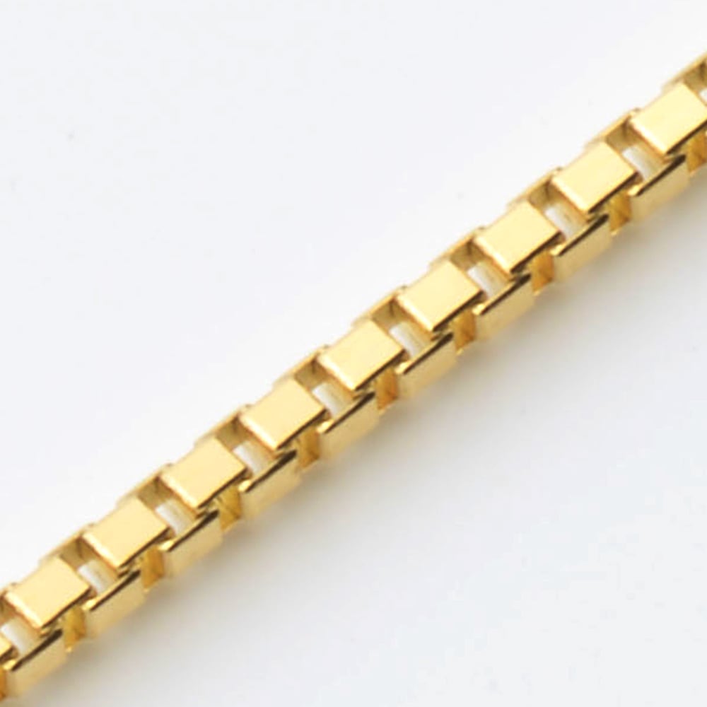 ktsk64　k18ブレスレット　ベネチアンチェーン　0.7㎜幅 K18 ベネチアンチェーン 0.7mm | FAMESS JEWELRY