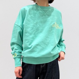 PASSIONE fleece logo print sweat pullover