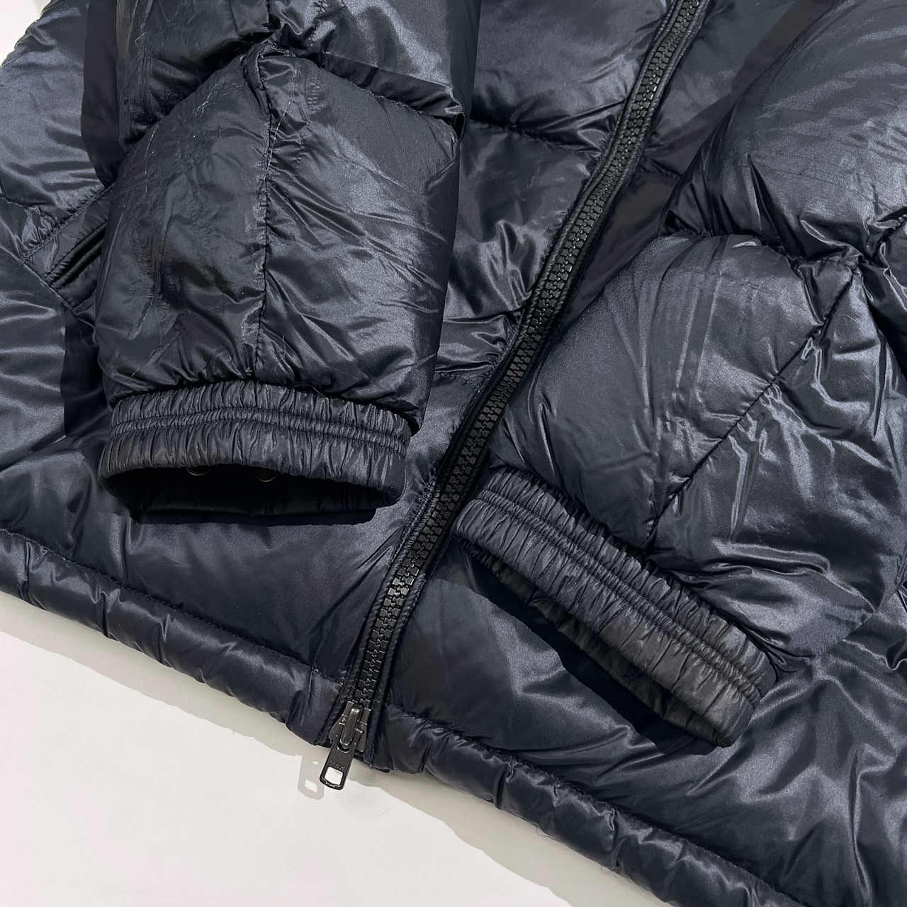 DANTON ダントン 肉厚 ダウンジャケット フーディー ホワイトグース サイズ L /ブラック系/メンズ