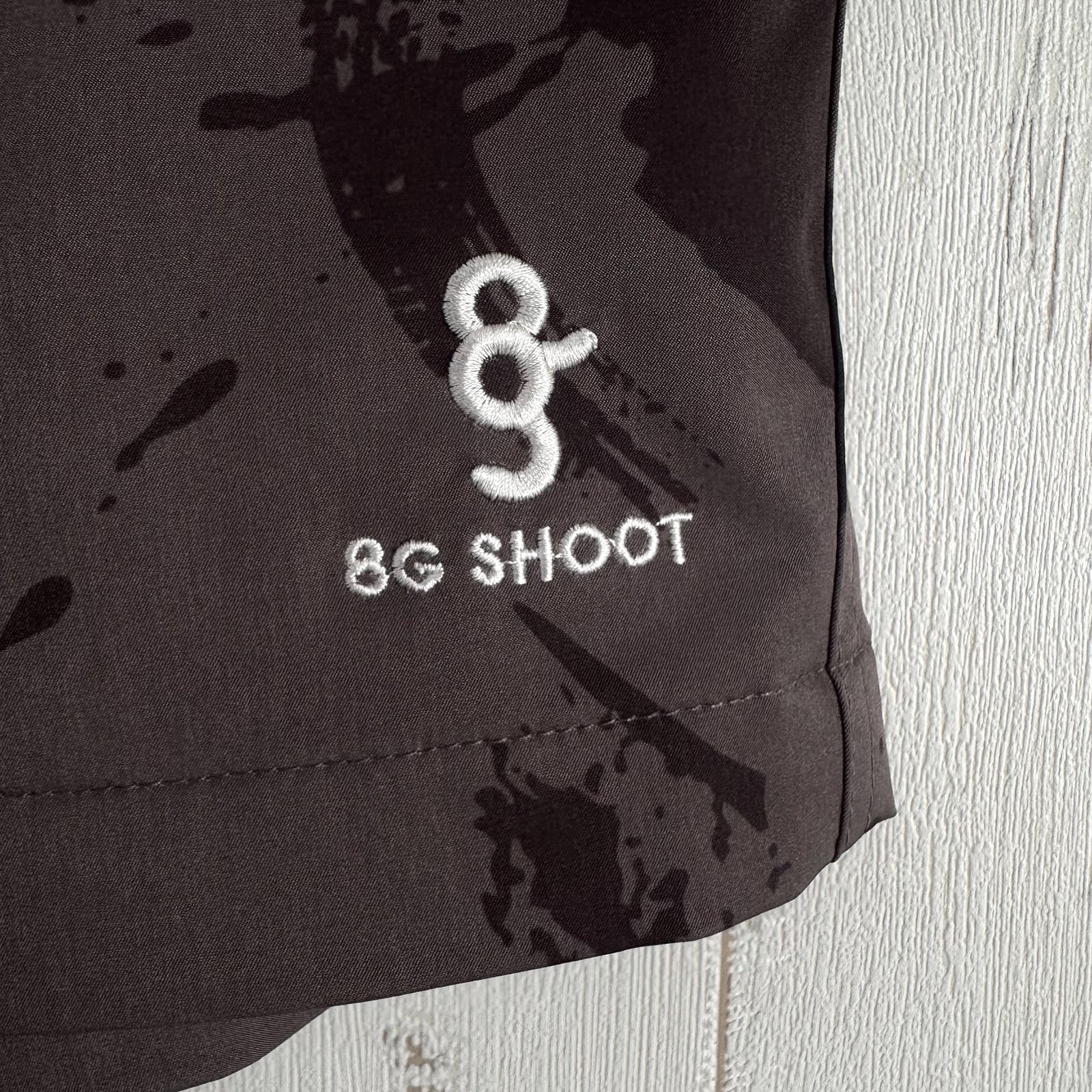 CALLIGRAPHY PATTERN SHORT PANTS -GRAY- | 8G SHOOT WEBSTORE