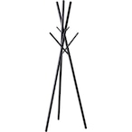 ハンガー WIS-551 ポールハンガー コートハンガー ハンガーラック 衣服収納 洋服掛け 収納 片付け 収納家具 おしゃれ シンメトリー シンプル 北欧 ブラウン ナチュラル ブラック 天然木 木製 スリム リビング 洋室 和室 店舗 ショップ