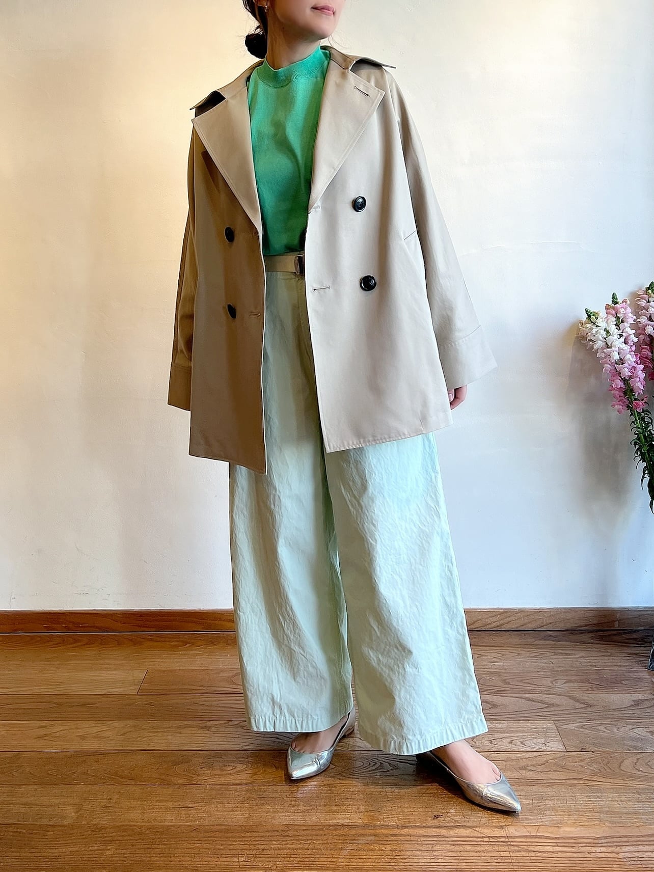 NEW】TICCA / miniテントトレンチコート | anouk