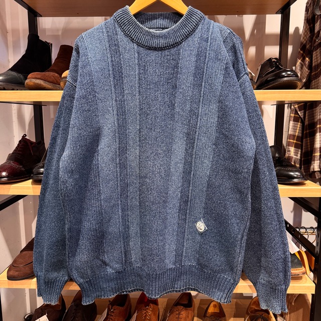 1990'S OLD BLUE WILLI'S INDIGO COTTON SWEATER