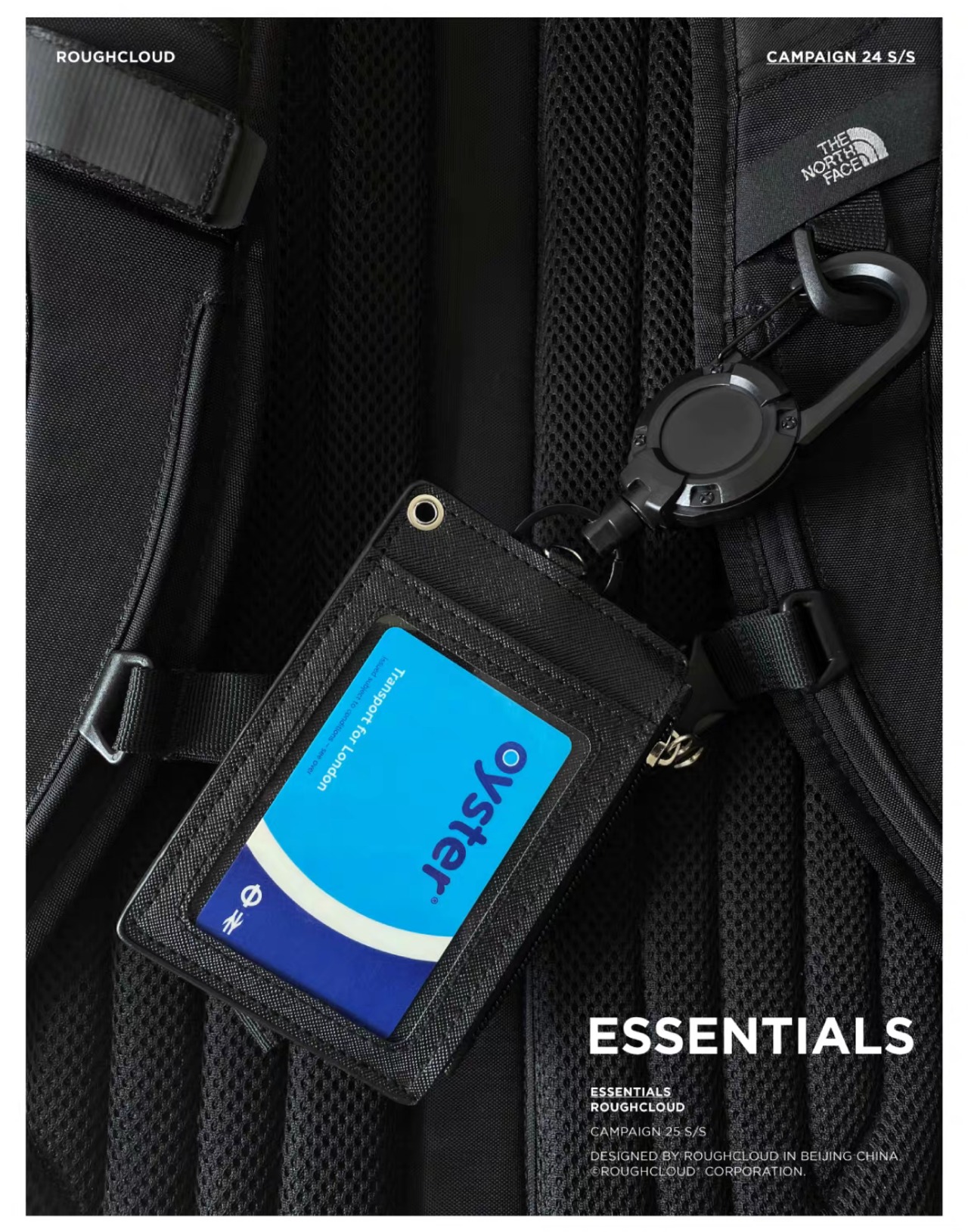 ROUGHCLOUD ワイヤーリールキーホルダー　メタルバージョン