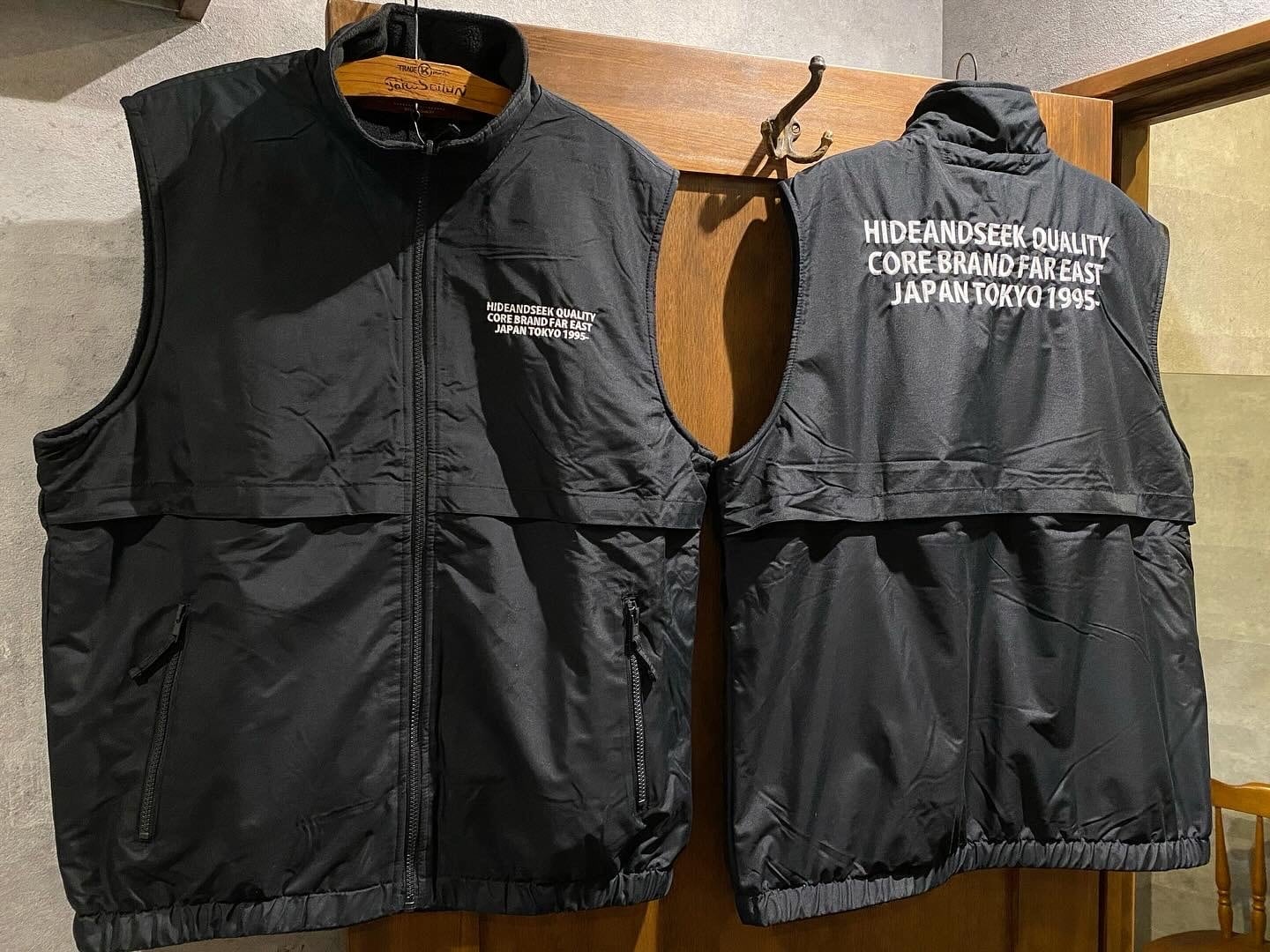ナイロンベスト / HIDEANDSEEK(ハイドアンドシーク) / NYLON ZIP VEST 