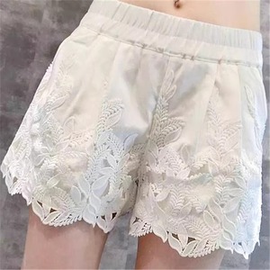 レディース パンツ ボトムス ショートパンツ ショート ハーフ レース ポケット ハイウエスト ウエストゴム 薄手 かわいい 大人可愛い きれいめ シンプル カジュアル おしゃれ こなれ感 ガーリー ナチュラル 無地 春 夏 秋 ママ 10代 20代 30代 40代 通勤 通学 デート お出かけ 旅行 海 プール 女子会 休日 ショッピング カフェ 体型カバー 脚長 普段使い 着回し モテ 清楚 流行 定番 S M L XL 2XL 3XL 大きいサイズ ゆったり ゆる 白 ホワイト 黒 ブラック