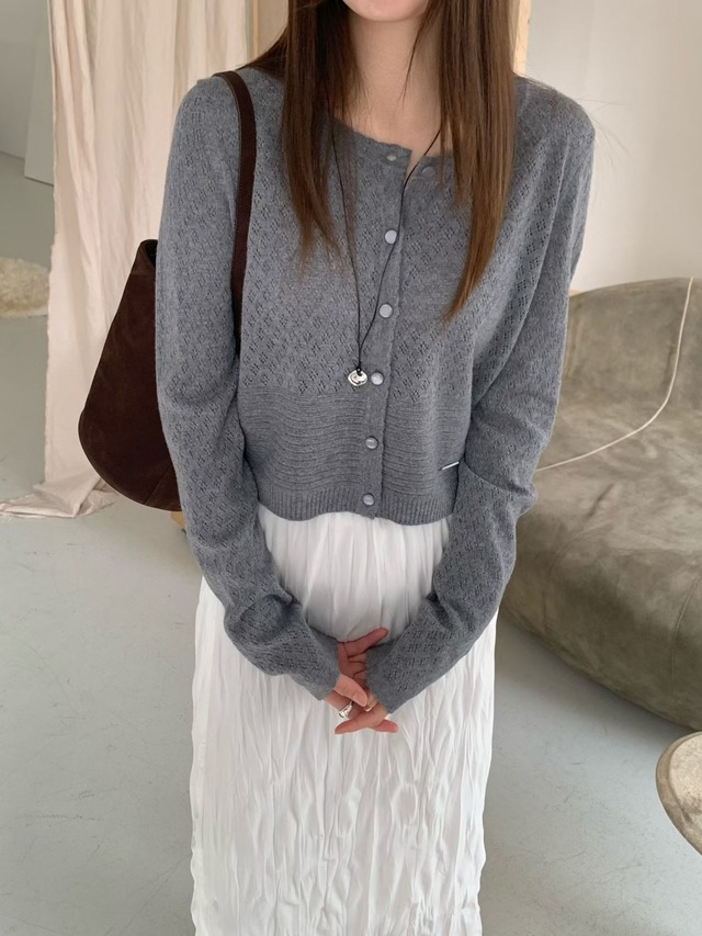 (予約) signature / Coco cardigan 3color
