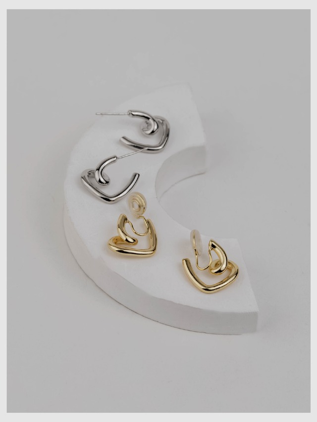 Earring/Pierce -Gold/Silver-