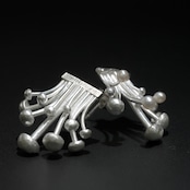 エノキパールピアス&刻みピアスセット