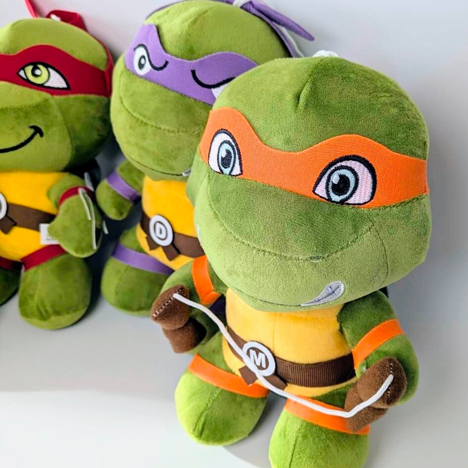 【 Teenage Mutant Ninja Turtles ( ティーンエイジ ミュータント ニンジャ タートルズ ) 】ぬいぐるみ / プラッシュ / plush / ドナテロ / 紫 〚アメリカン雑貨 アメトイ〛