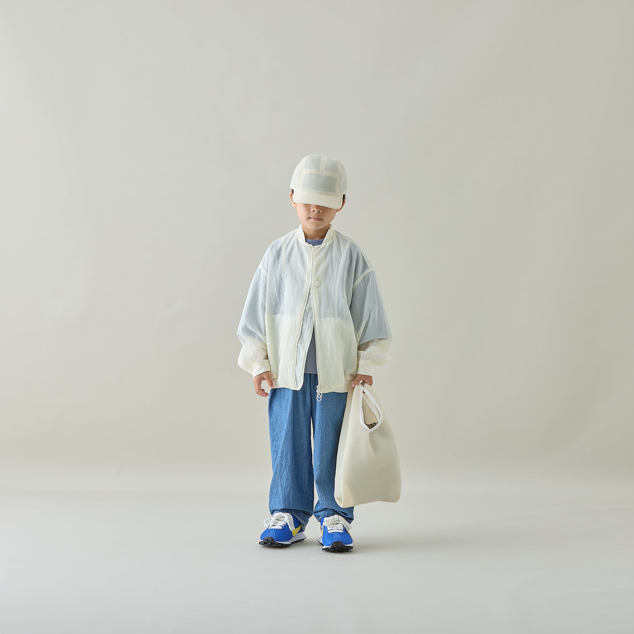 【clore＋】Airy Soft-Sheer Blouson ホワイト CLORE＋ クロレ Airy Soft-Sheer Blouson - メルカリ