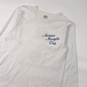 USA製 BUZZ RICKSON バズリクソンズ 背面デザイン 長袖 Tシャツ S/ホワイト メンズ