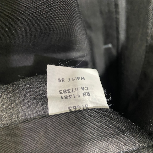 90s USA製 RRL ラルフローレン ウールスラックス グレー W34