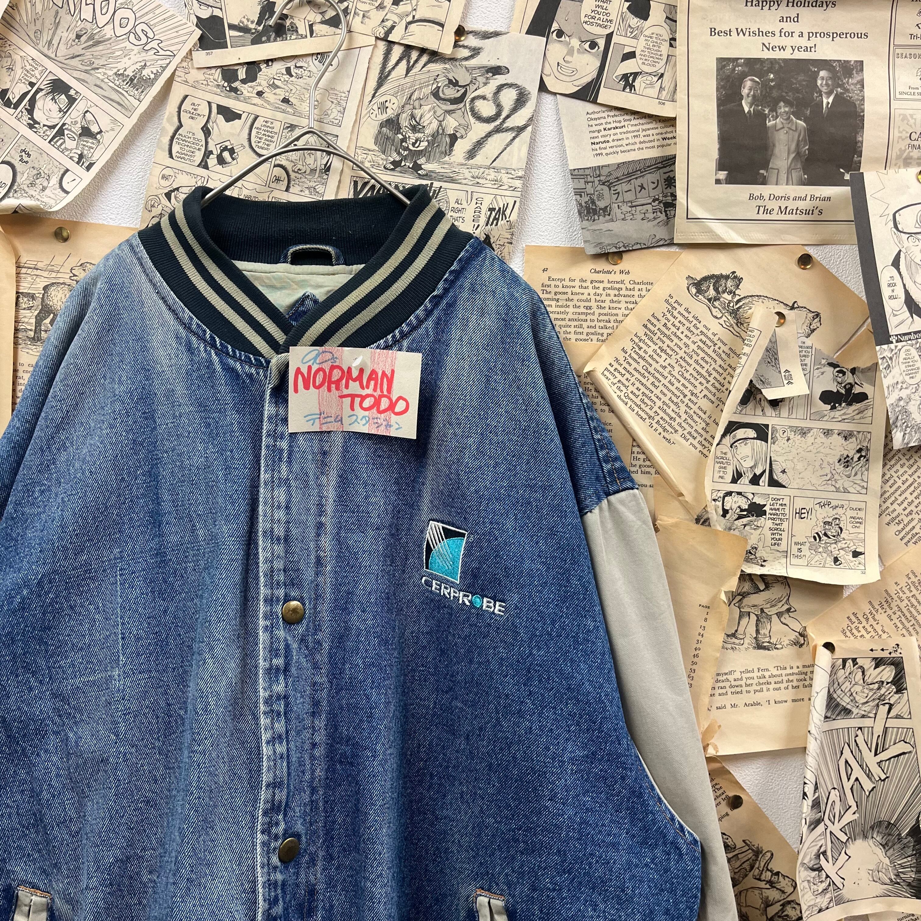 90s NORMAN TODO デニムスタジャン | 古着屋PENNY 
