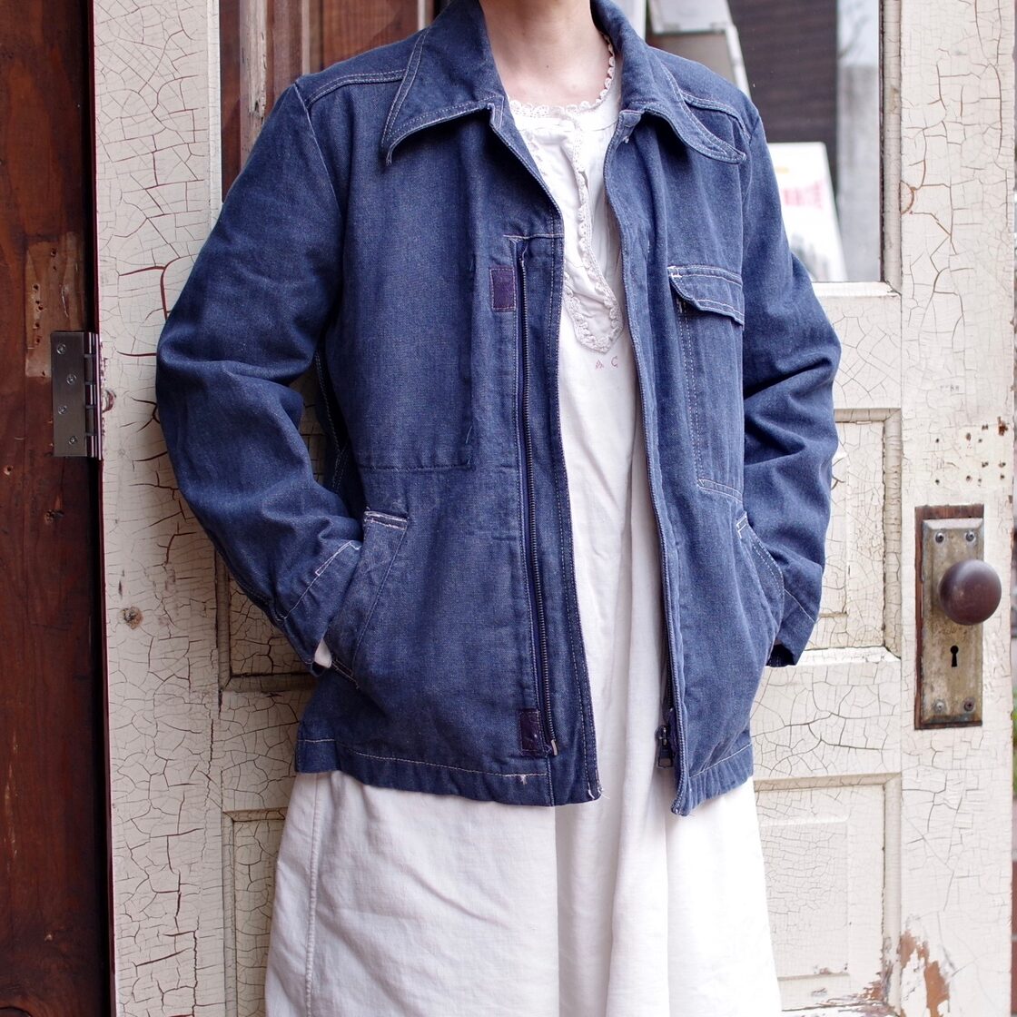 French Work Denim Jacket / Adolphe Lafont Work Jacket /フレンチ 
