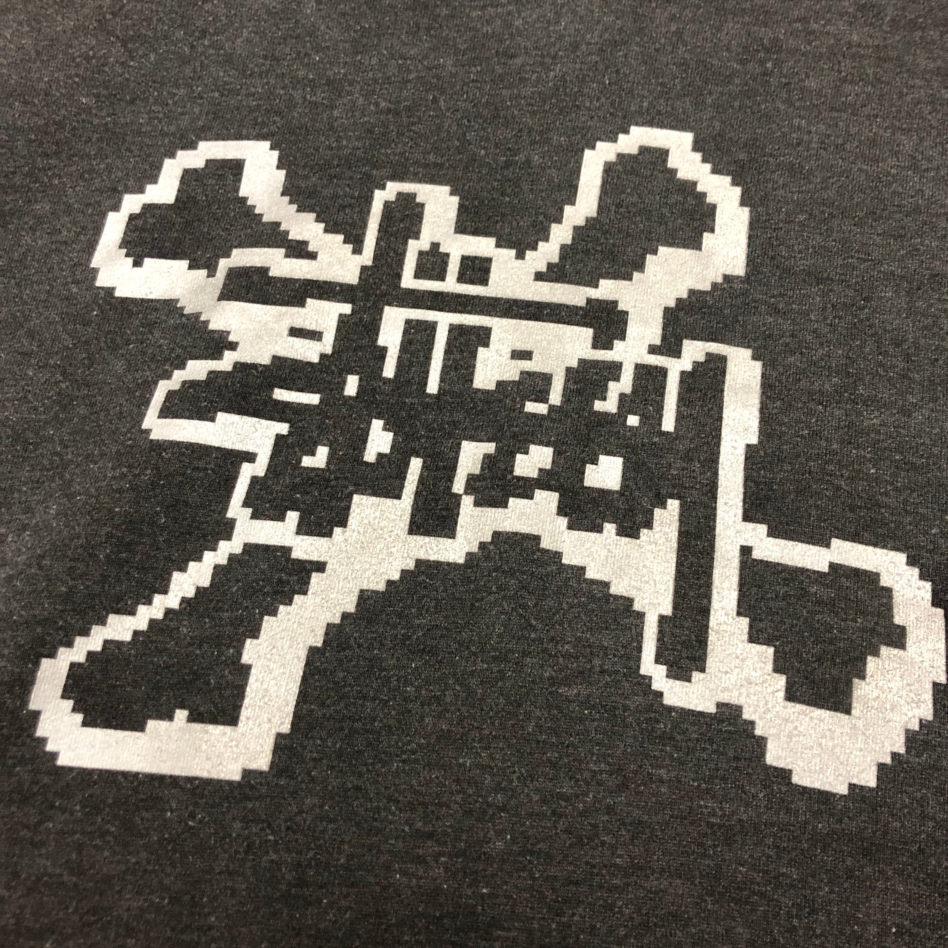 00s OLD STUSSY/Cross Bone print Hoodie/L相当/クロスボーンプリント