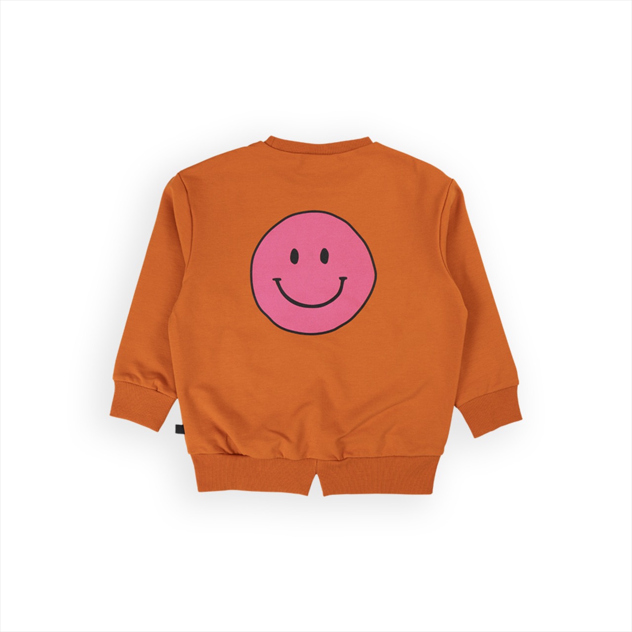 【CarlijnQ】Happy face pink sweater with printハッピーフェイス スウェット MAtoU