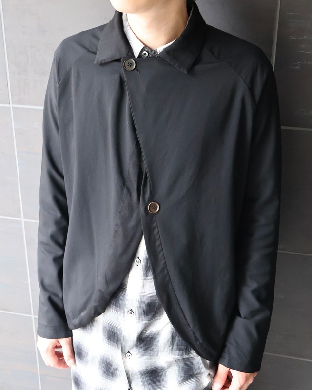 【Y's】deformed wool shirt summer jacket