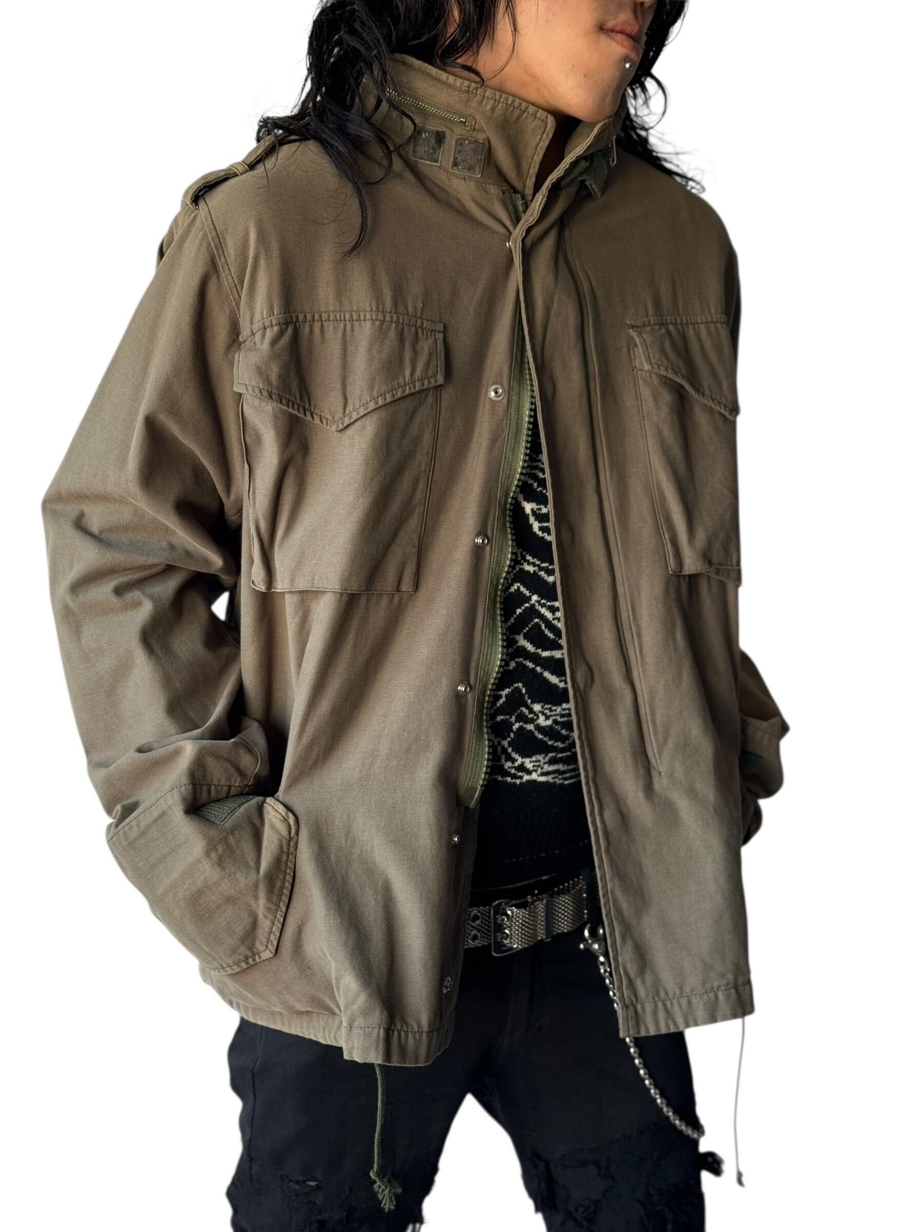 ♾00's PHENOMENON archive♾ LOOP M-65 Multiple Zip Military jacket